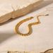 INS Style New Titanium Gold Ball Stainless Steel Geometric Women's Bracelet Jewelry_ipsvogv.com