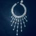 Fashionable Tassel Heart-shaped Diamond Neck Chain Women's Irregular Flash Diamond Zircon Love Clavicle Chain Necklace choker_ipsvogv.com
