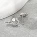 Geometric Japanese and Korean style women's love niche internet celebrity, high-end design, zircon inlaid earrings,_ipsvogv.com