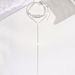 Double Layer Y-Shaped Metal Clavicle Chain - Trendy Layered Necklace For Women_ipsvogv.com