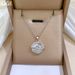 】 Shell 【 Plaet Zirco Light Luxury Charm Gorgeous Full Diamod Necklace Wome's Versatile Clavicle Titaium Steel 【 】_ipsvogv.com