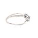 Silver Plated Rose Petal Ring Oxidized Black Copper Zirconia Jewelry EU Sizes 50-60 Travel Souvenir Gift For Women_ipsvogv.com