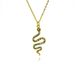 New Snake Shaped Necklace For Girls Light Luxury Niche Design High Grade Clavicle Chain Strong Chain Gift_ipsvogv.com