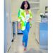 Women's Clothing Long-sleeved Printed Small Suit Small Jacket_ipsvogv.com