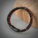 Men's Jewelry Leather Cord Bracelet Fashion Braided Leather Stainless Steel Bracelet Natural Stone Beaded Bracelet_ipsvogv.com