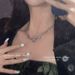 3353 Positive 【 Reviews 】 Moonstone Zircon ! Necklace For Women, Summer Internet Celebrity Accessories, High-end 【 】 Women, Accessories,_ipsvogv.com