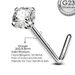 Women's Jewelry 7 Shaped L Rod 3A Zircon Nose Nail Heart Shaped Round Five Star Nose Nail Curved Rod Piercing Jewelry_ipsvogv.com