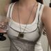 Unisex Personalized Natural Tiger Eye Stone Bag Round Bead Tassel Necklace Niche Internet Celebrity Temperament Fashion Casual Sweater Chain Trendy_ipsvogv.com