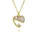 Hollow Love Pearl Necklace Female Simple Korean Version Of Advanced Design Heart Shaped Pendant Clavicle Chain_ipsvogv.com