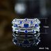Cao Shi Multi Layer Green Diamond Set Korean Edition Fashion Women's Ring_ipsvogv.com