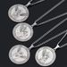hot selling stainless steel seven angel pendants Men's medal titanium steel necklace jewelry_ipsvogv.com
