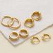 Women’s Jewelry Set Fashion Hot Selling Unique Small Inlaid Zircon Earrings Fashionable Simple Brass Real Gold Electroplated Earrings Set_ipsvogv.com