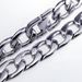 Classic Style Hip Hop Primary Colors Silver Tone Stainless Steel Bracelet Polished Like Mirror_ipsvogv.com