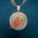 Alloy Full Diamond Jewelry Cute Enamel DIY Hip Hop Color Retention Necklace Pendant Accessories For Women_ipsvogv.com