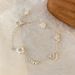 2024 S Sterling Silver People Who Love Bread Pearl Girls Small Friends Doughnut Bracelet Jewelry_ipsvogv.com