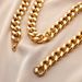 Simple Gold Coarse Aluminum Chain Grinding Chain, Personalized And Fashionable Hip-hop Men's Necklace_ipsvogv.com
