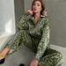 Women's Clothing fashion casual suits leopard print spring ladies long sleeved trousers women's two piece suit_ipsvogv.com
