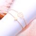 New Minimalist Women's Personalized Hollowed Out Lotus Heart And Bracelet Set Of 2 Pieces For Women_ipsvogv.com