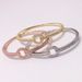 Bangles Light Luxury Diamond Geometric Circle Bracelet, Best Friend Forest Jewelry_ipsvogv.com