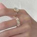 Fashionable New Pearl Flower Opening For Women With A Niche Design, High-end And Exquisite, Versatile, Diamond Studded_ipsvogv.com