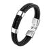 Bracelet, simple stainless steel woven multi-layer genuine leather bracelet, hot selling_ipsvogv.com