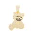 Unisex Popular Jewelry Diamond Painting Oil Cartoon Bear Pendant Cool And Exaggerated Hip Hop Cuban Chain_ipsvogv.com