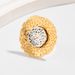 Personalized Ginkgo Leaf Flower Ring With Ins Style, Niche, Striking Texture, Hollowed Out Petal Ring_ipsvogv.com