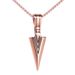 Men's Jewelry Titanium Steel Jewelry Titanium Steel Arrow Pendant Stainless Steel Retro Necklace_ipsvogv.com