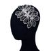 Elegant Handmade Bridal Hair Comb With Intricate Leaf And Alloy Floral Design, Perfect For Weddings And Special Occasions_ipsvogv.com