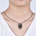 Italian Craftsmanship Handmade Vintage Jewelry Designer Necklace S925 Silver Inlaid Natural Colored Gemstone Necklace Pendant_ipsvogv.com