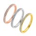 Women's Jewelry Stainless Steel Zircon Inlaid Ring Ladies Ins Net Red Gold Star Ring Jewelry_ipsvogv.com
