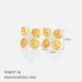 Women’s Jewelry Set Fashion Hot Selling Ins Style Simple And Versatile High End Gold Plated Stainless Steel Petal Leaf Earrings_ipsvogv.com