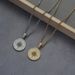 Men And Women's Jewelry Hip Hop Copper Compass Pendant Couple Ins Copper Inlaid Zircon Cross Border Rap Necklace_ipsvogv.com