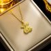 High-end design sense niche machine bear necklace pendant trendy versatile hip hop sweet cool light luxury niche clavicle chain_ipsvogv.com