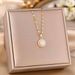 the Same Type Of Online Celebrity, Luck Turns, Titanium Steel Necklace, Female Rotatable Pendant, Flash Diamond,_ipsvogv.com