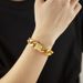 Four-Sided Polished Hip-Hop Titanium Bracelet Men's Simple Stainless Steel Jewelry Cuban Chain Accessories_ipsvogv.com