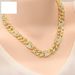 Hip hop men's oval simple full diamond necklace bracelet trend men's accessory chain_ipsvogv.com