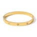 Full Body Titanium Micro Inlaid Zirconium Four Leaf Flower Design Stainless Steel For Women, Simple And Fashionable,_ipsvogv.com