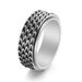 Men's Jewelry Retro Dragon Scale Rotatable Titanium Steel Ring Fashionable Men's Trendy Atmospheric Ring Accessories_ipsvogv.com
