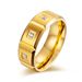 8mm titanium steel diamond matte brushed ring style unisex ring_ipsvogv.com