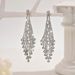 Women’s Jewelry Set Fashion Jewelry Style Exaggerated Temperament Super Flash Full Diamond Diamond Long Earrings Female Fashion High End Earrings_ipsvogv.com