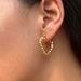 Women’s Jewelry Set FashionNiche INS Retro Titanium Steel Love Embossed Earrings_ipsvogv.com