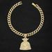 Money Bag USD Coin Symbol Pendant Cuban Alloy Personalized Men's Necklace_ipsvogv.com