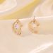 E8368 fashion style niche irregular pearl feminine elegance, earrings, new trend_ipsvogv.com