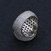 Men's Jewelry Personality Hip Hop Zircon Round Full Diamond Ring Men's High End Fashion Accessories_ipsvogv.com