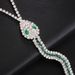 Trendy Snake-shaped Chest Chain Necklace, European And American Exaggerated Full Diamond Body Chain, Cross-border Accessories Body Chain_ipsvogv.com