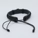 Handwoven Football Leather Bracelet - Black Sports Fan Wristband For Men_ipsvogv.com