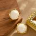 Fashionable And Exquisite Candy Colored Rounded Geometric Resin For Women With A High-end Feel, Light Luxury Silver_ipsvogv.com
