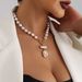 Temperament Rhombus Pearl Beaded Light Luxury Necklace, New High-end Autumn And Winter Sweater Chain_ipsvogv.com