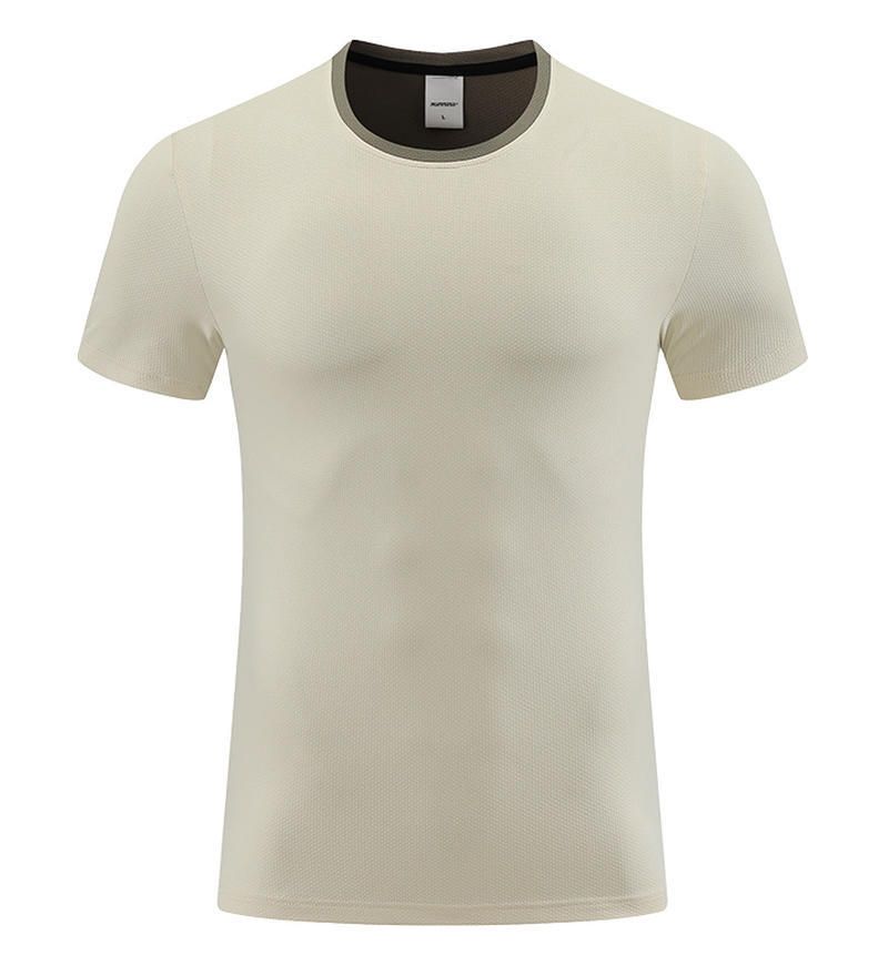 Men's Clothing Sports Short-Sleeved T-Shirts Casual Tops Fitness Training Clothes Quick-Drying Clothes Running_ipsvogv.com